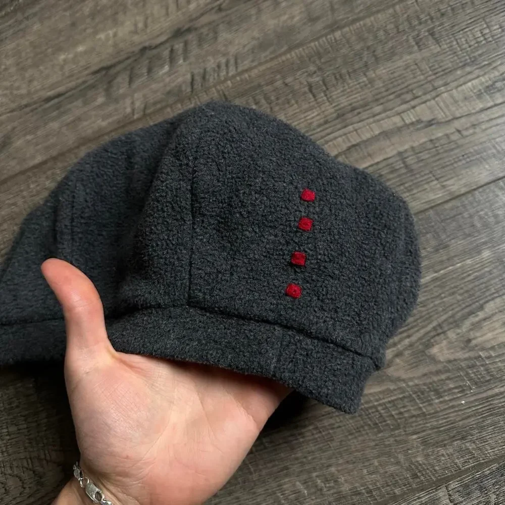 Vintage Y2K Slouchy Stitch Chunky Beanie Skullcap Beret Hat Cap